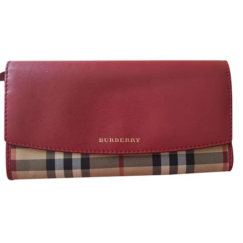 burberry wallet red|burberry wallet sale outlet.